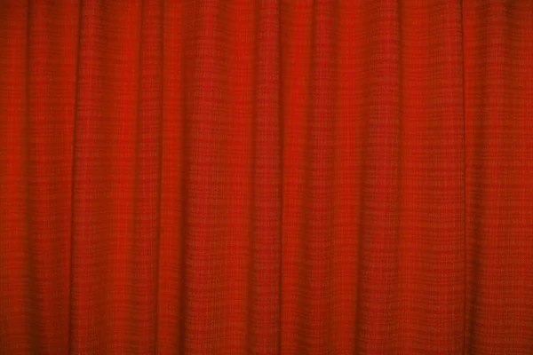 Röda gardinen — Stockfoto