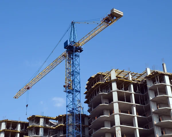 Residential building under construction — Stock Photo, Image