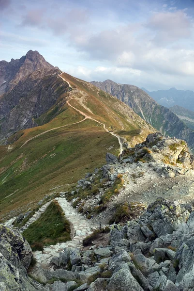 Tatra 산맥의 아름 다운 보기 스톡 이미지