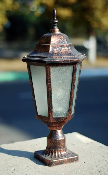 Bellissima lanterna da strada in stile antico Fotografia Stock