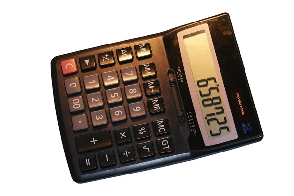 Uma calculadora — Fotografia de Stock