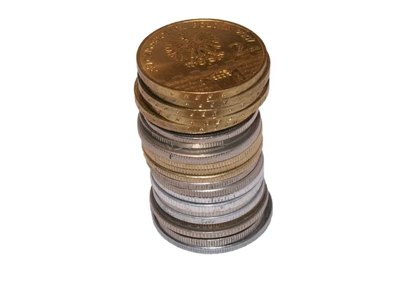 Tower of coins — Stock Photo, Image