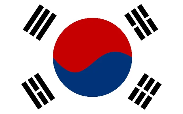 Korea Selatan - Stok Vektor