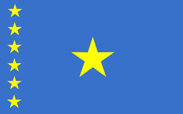 República Democrática do Congo — Vetor de Stock