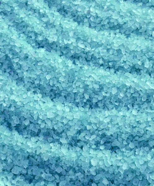 Blue crystals of sea salt — Stock Photo, Image