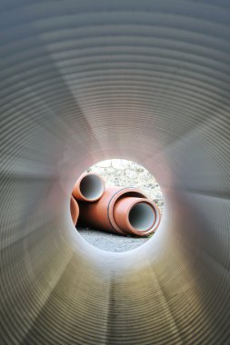 Inside of plumbing tube clipart