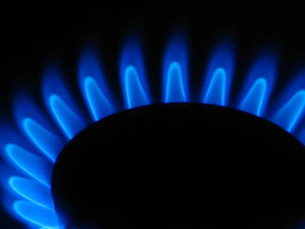 Газовая печь — стоковое фото