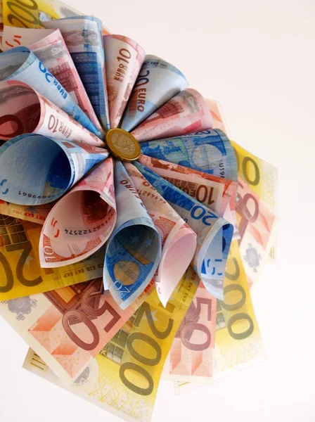 Eurobiljetten - bloem — Stockfoto