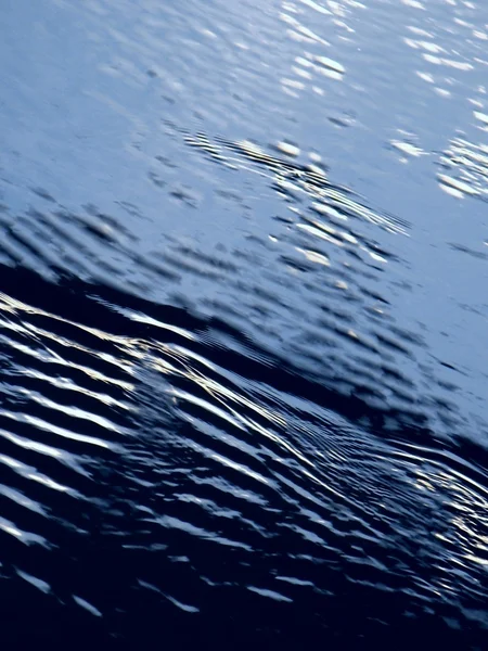 Blue creek with ripples - abstract — Stock Photo, Image