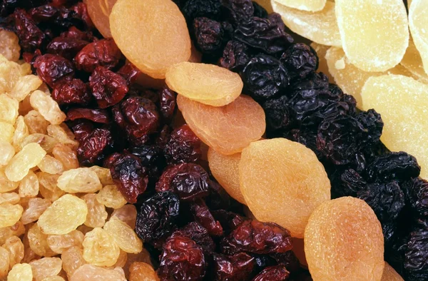 stock image Dried fruits - background