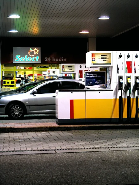 Gas station pompen — Stockfoto