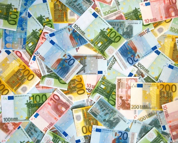 Euro-Hintergrund Stockbild