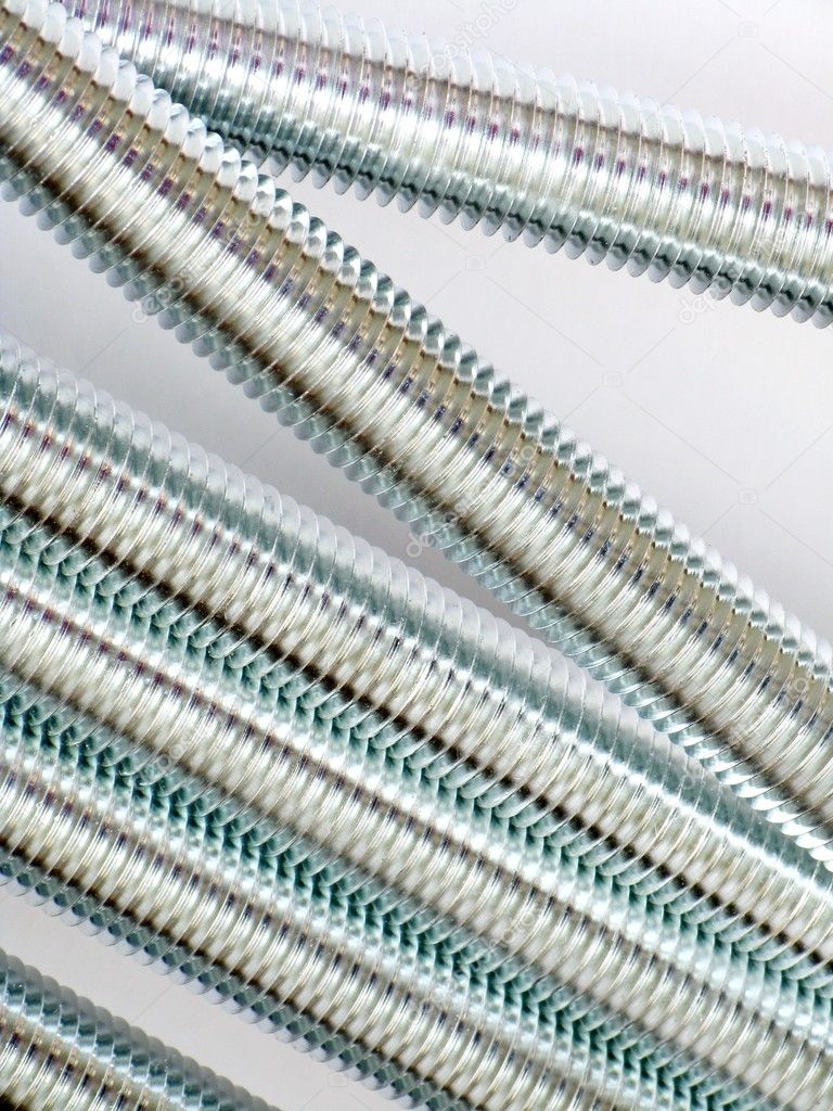 Close up of screw thread