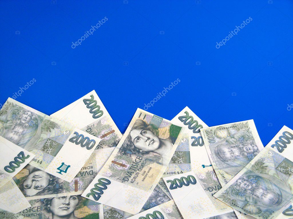 Money - Czech crowns notes