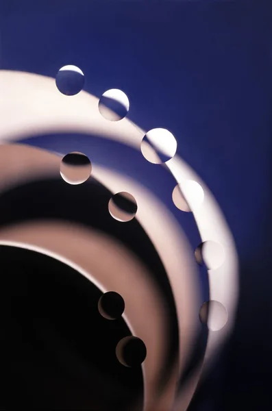 青の抽象化 - 水滴 — ストック写真
