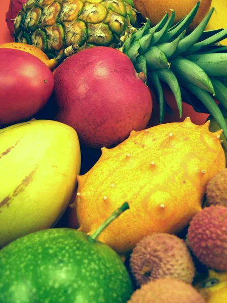 Tropické ovoce a zelenina — Stock fotografie