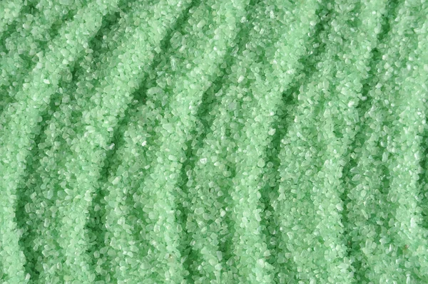 Cristalli verdi di sale marino — Foto Stock