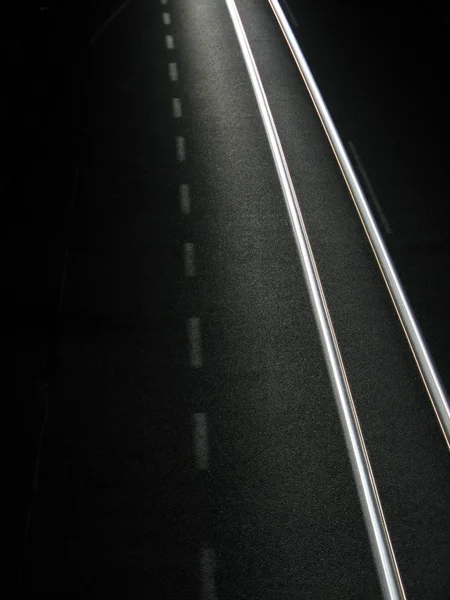 Lights of evening traffic — Stock Photo, Image