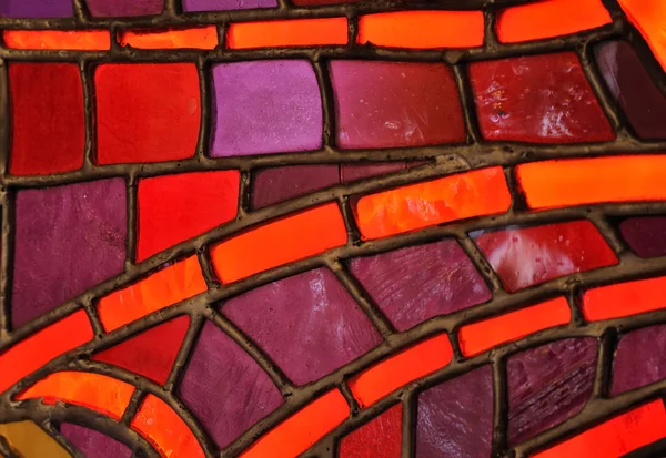 染色玻璃窗口-教会 — 图库照片