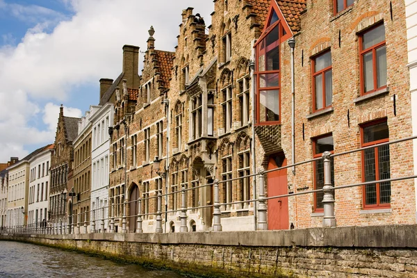 Canal street Floris karos Bruges Belgiumban — Stock Fotó