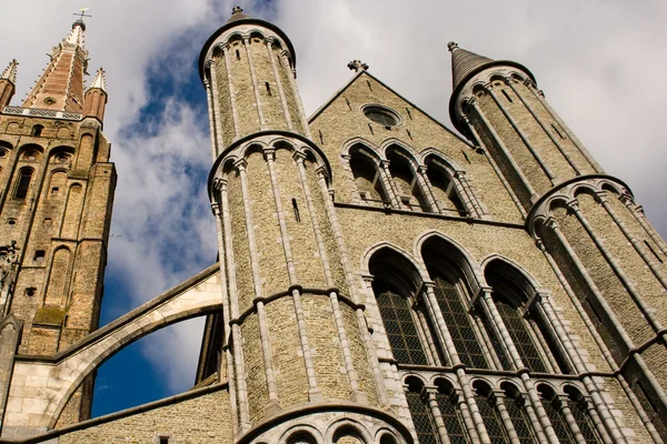 Brugges main cathedral — Stock Photo, Image