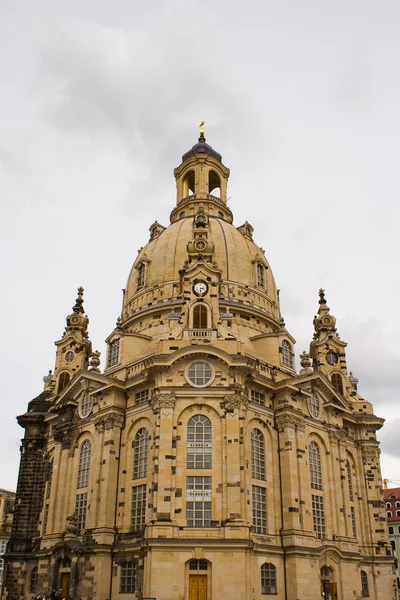 Dresden Frauenkirche (de Nossa Senhora ) Imagem De Stock