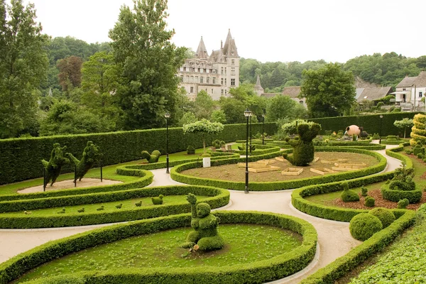 Bélgica parque de arbustos estruturado Fotos De Bancos De Imagens