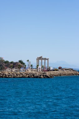 Apollo Tapınağı deniz görünümü side, Türkiye