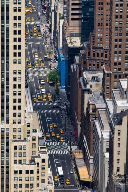 5th avenue new york şehrinin sokakları