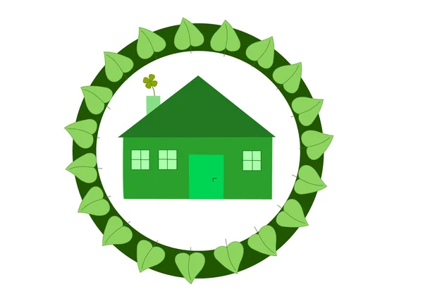 Casa ecológica — Fotografia de Stock