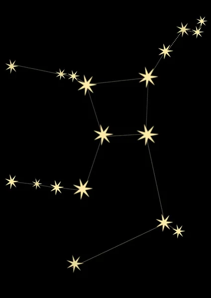 Constelação de hércules — Fotografia de Stock