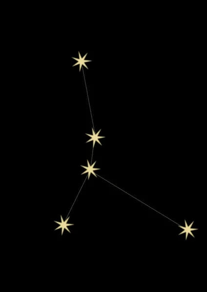 Krebskonstellation — Stockfoto