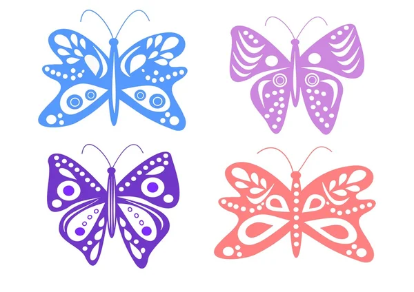 Decorative butterflies — Stockfoto
