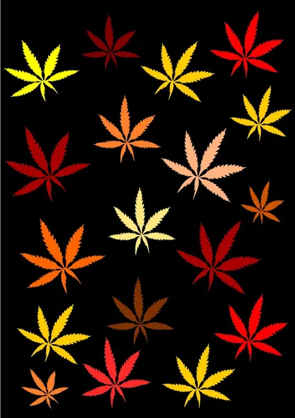Marihuana pozadí — Stock fotografie