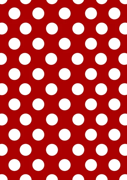 White dots on red background — Stock Photo, Image
