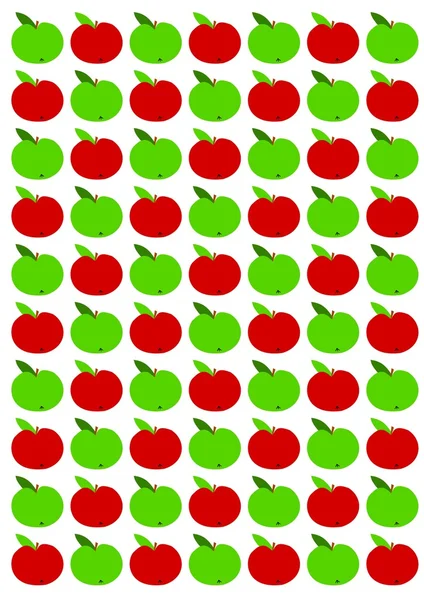 Apfel-Hintergrund — Stockfoto