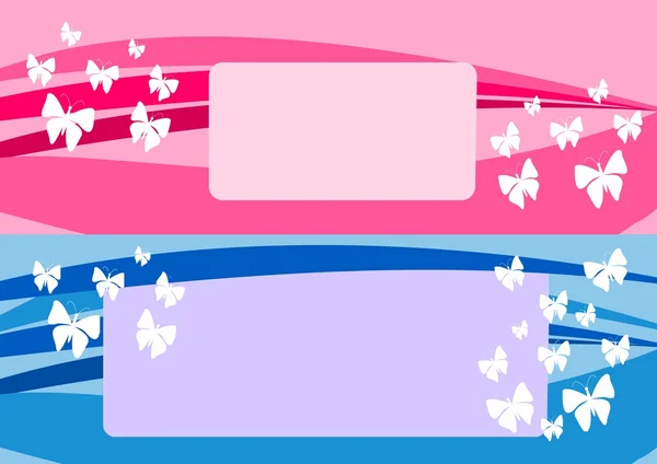 Banderas de mariposa — Foto de Stock