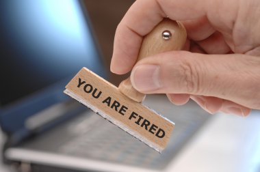 You are fired clipart