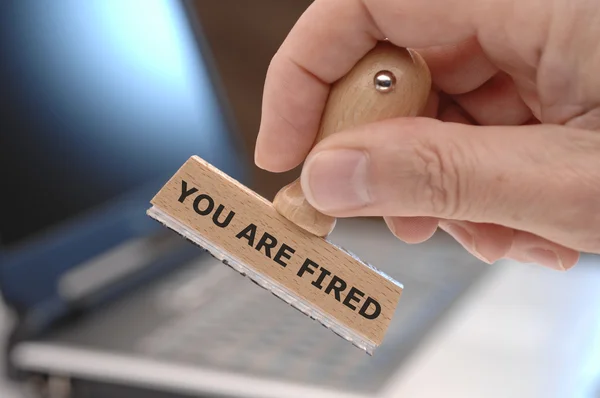Estás despedido. — Fotografia de Stock