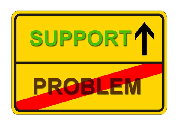Problem Support — Stock Photo, Image