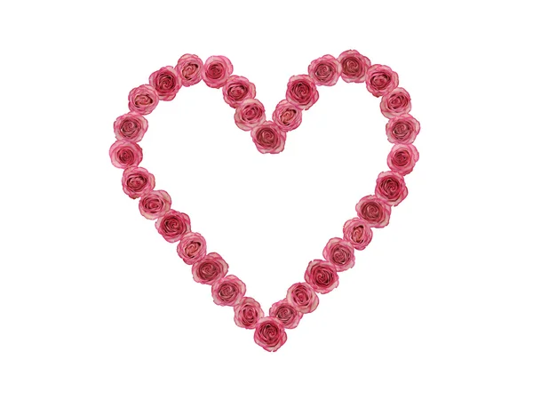Láska srdce růžové — Stock fotografie