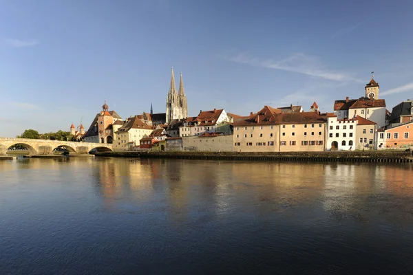 Cidade alemã Regensburg — Fotografia de Stock