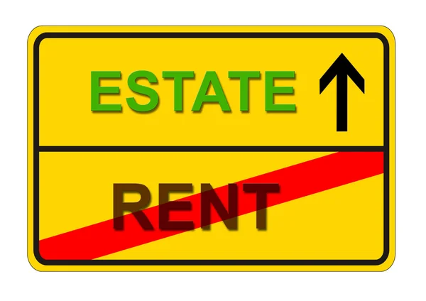 Estate Rent — Stock Photo, Image