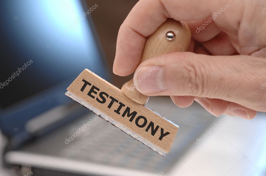 TESTIMONY Stock Photo Image By Filmfoto 2340533