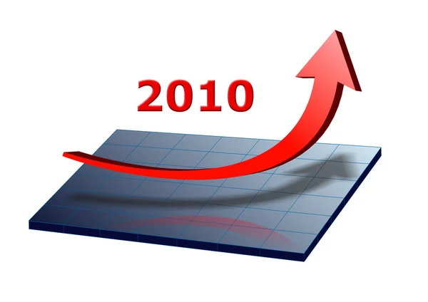 Gráfico de negocios 2010 —  Fotos de Stock