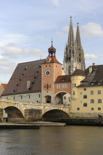 Regensburg Köprüsü — Stok fotoğraf