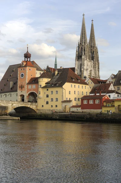 Most Regensburg — Zdjęcie stockowe