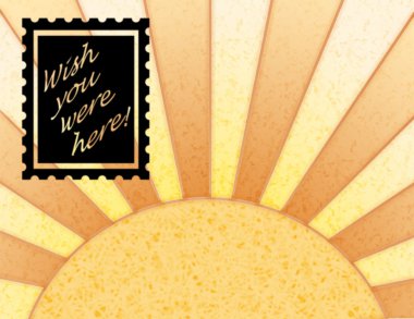 Sunny Wish You Were Here Background clipart