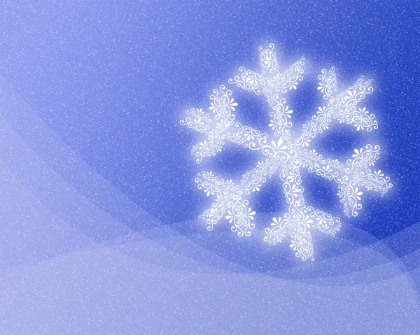 Design fiocco di neve di Natale — Foto Stock
