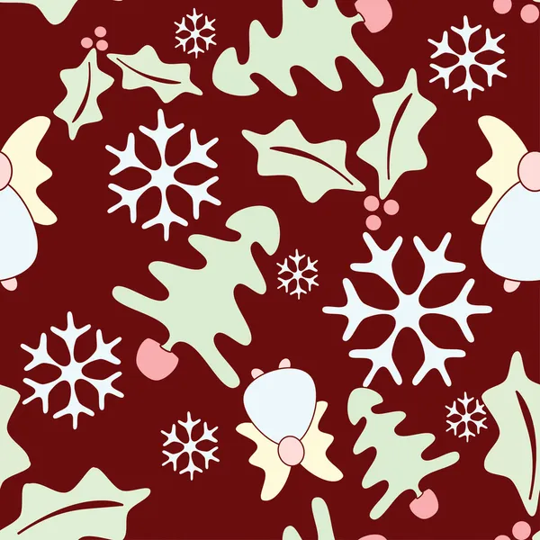 Kusursuz vektör noel deseni